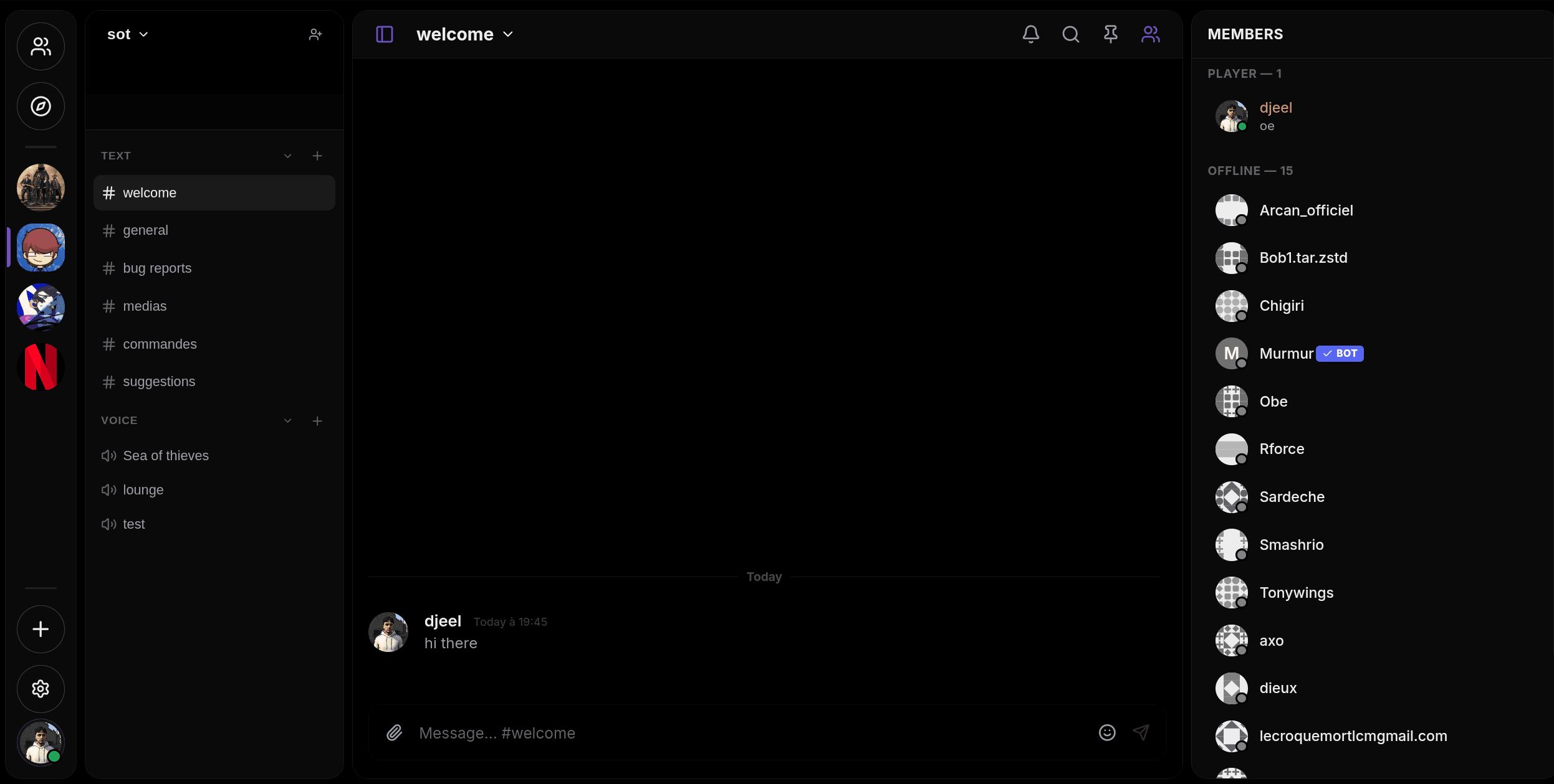 Murmur — screenshot