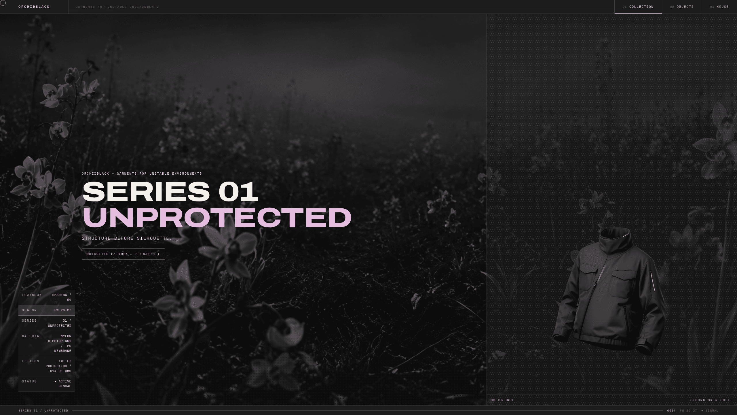 ORCHIDBLACK — screenshot